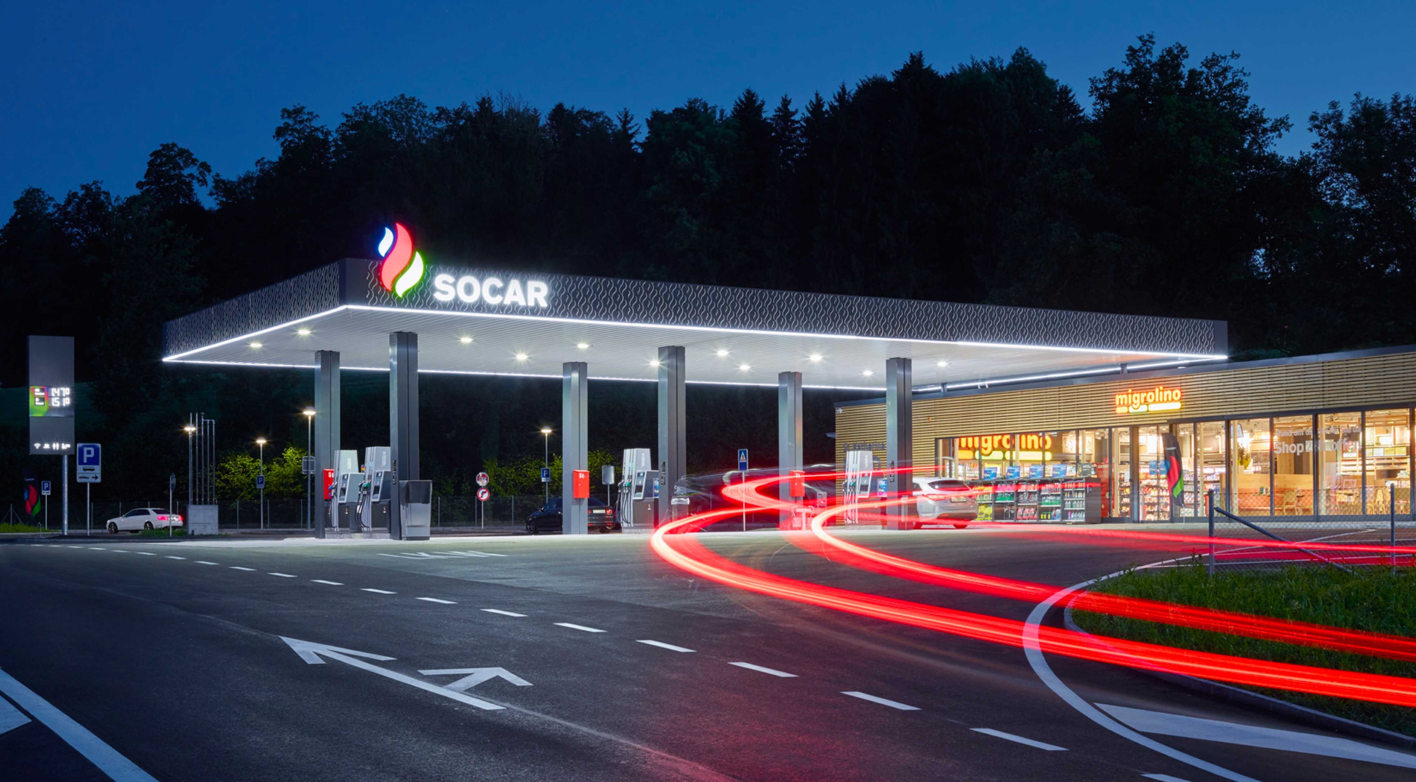 Gas station in Zurich Switzerland where user research was done
